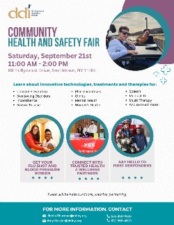 Community Health and Safety Fair Flyer